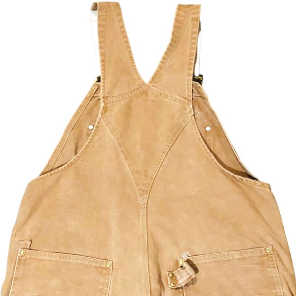Vintage  Carhartt tan overalls, coveralls (carhartt brown) union made - Picture 6 of 16